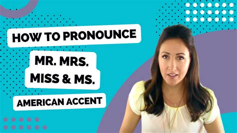 ms vs miss pronunciation.